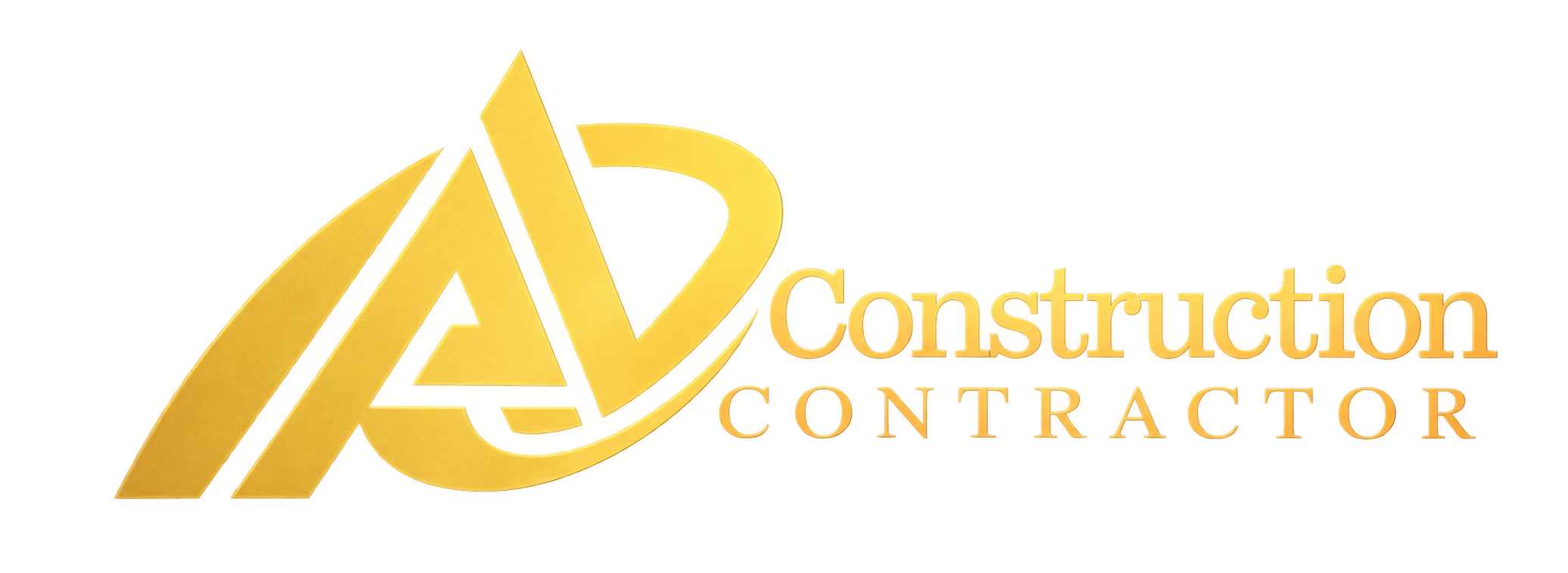 A and D Construction Logo